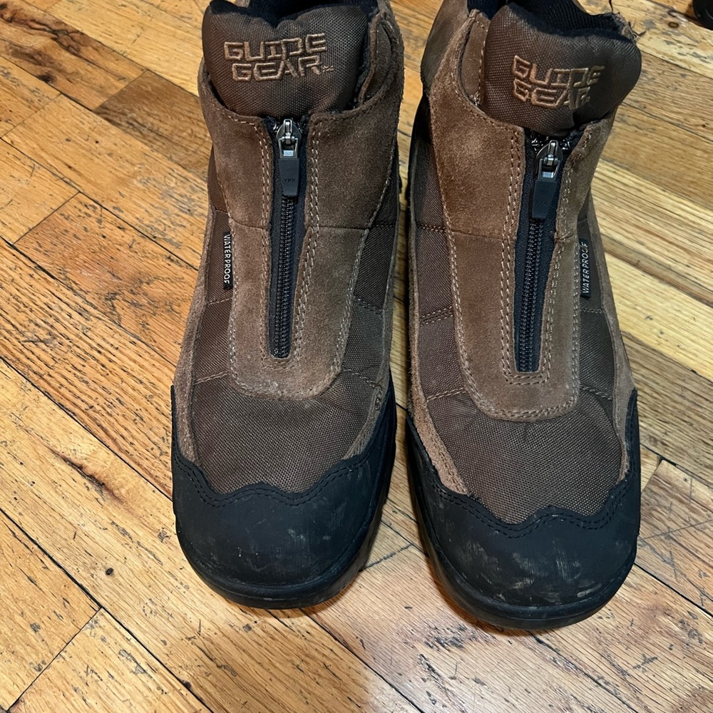 Guide Gear Men's Durable Brown and Black Boots